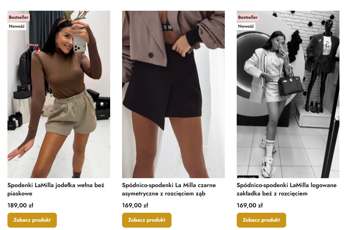 Spódnico spodenki La Milla - czy warto je kupić?