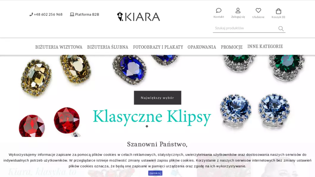 Sztuczna biżuteria - Kiara - podgląd