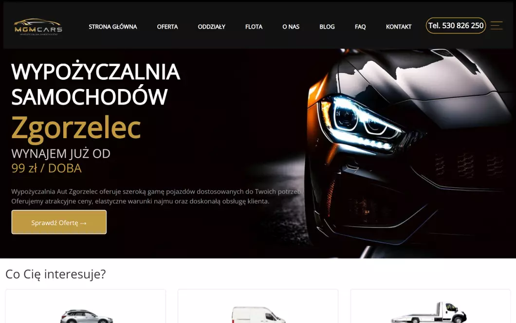 MGMcars Wypożyczalnia samochodów Zgorzelec - podgląd