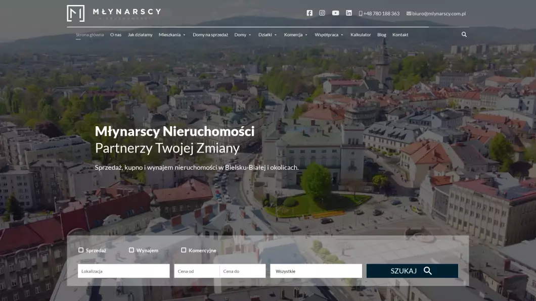 Biuro nieruchomości MŁYNARSCY - podgląd