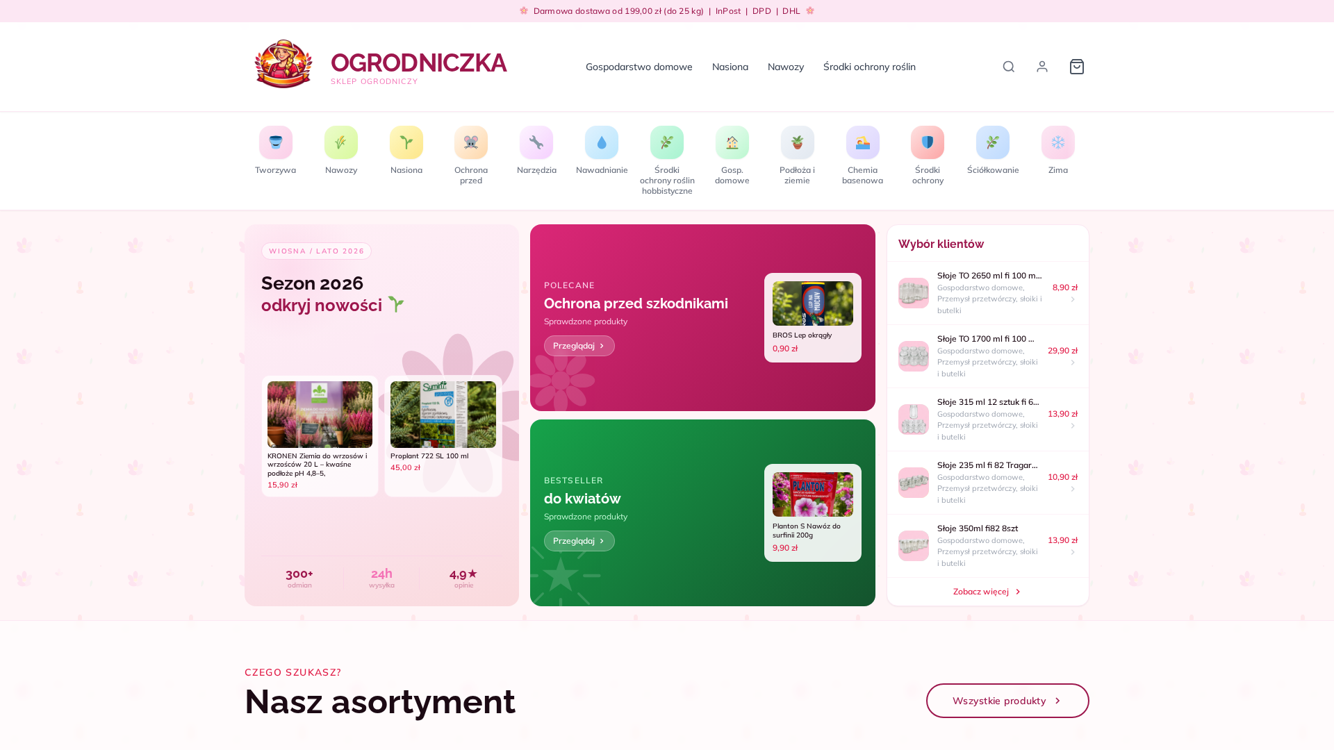 Ogrodniczka Sklep Ogrodniczy - podgląd